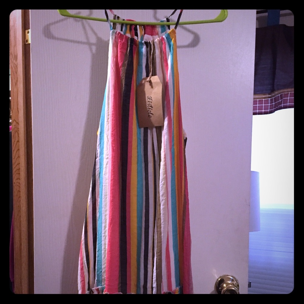 Salem Sunset Serape High Neck Dress